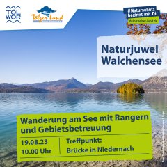 Naturjuwel Walchensee - Wanderung am See mit den Rangern