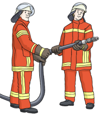 Feuerwehrmänner © Lebenshilfe für Menschen mit geistiger Behinderung Bremen e.V.