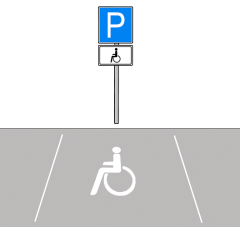 Behindertenparktplatz © Lebenshilfe für Menschen mit geistiger Behinderung Bremen e.V.