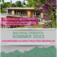 Plakat Exkursion StadtAlm 5.10.2023