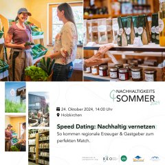 Nachhaltigkeitssommer Speed-Dating am 24.10.2024